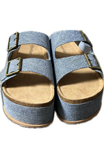 Load image into Gallery viewer, Denim Blowout Sandal
