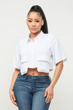 Load image into Gallery viewer, Short sleeve crop top
